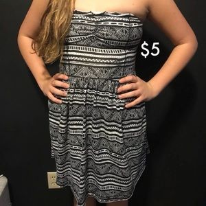 Strapless dress